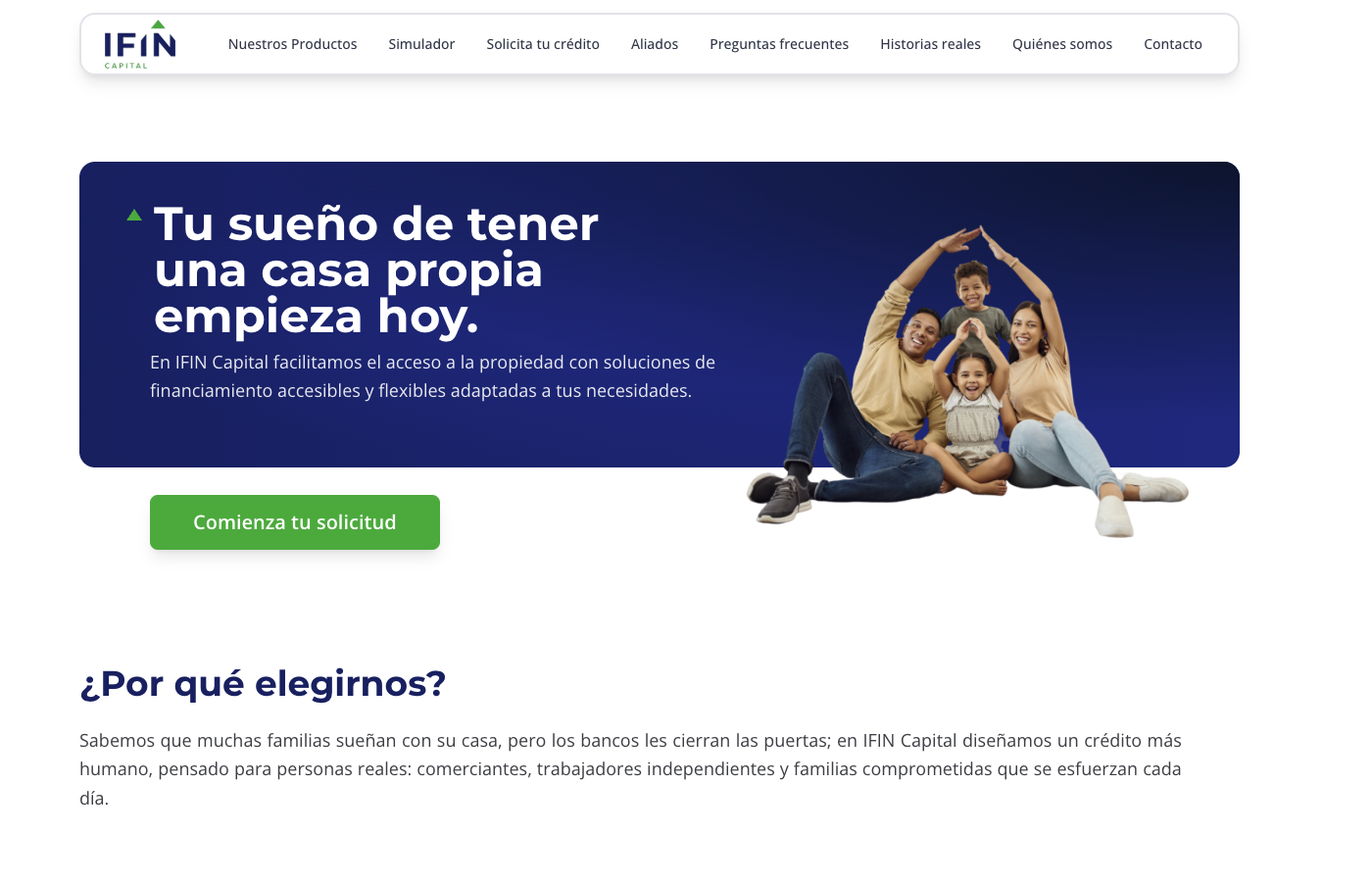 Vista previa de Ifin Capital